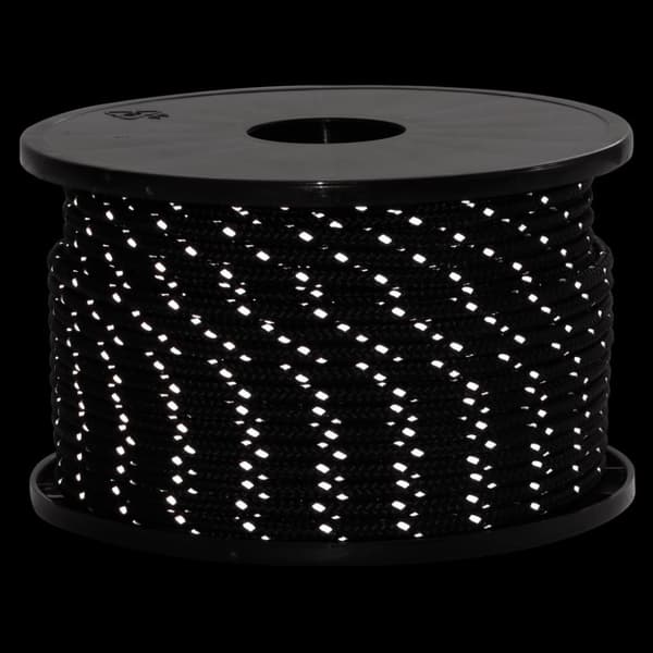 vidaXL Tältlina med reflekterande remsor och fästen 50 m 5 mm