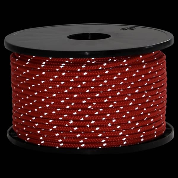 vidaXL Barduner med refleksstrimler og skiftenøkler 50 m 5 mm