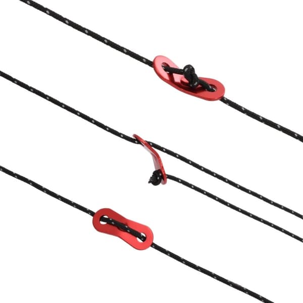 vidaXL Tältlina med reflekterande remsor och fästen 50 m 3 mm