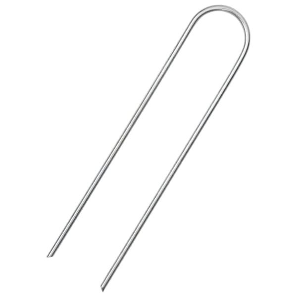 vidaXL Jordplugger U-formet 50 stk 15x3,5 cm galvanisert stål