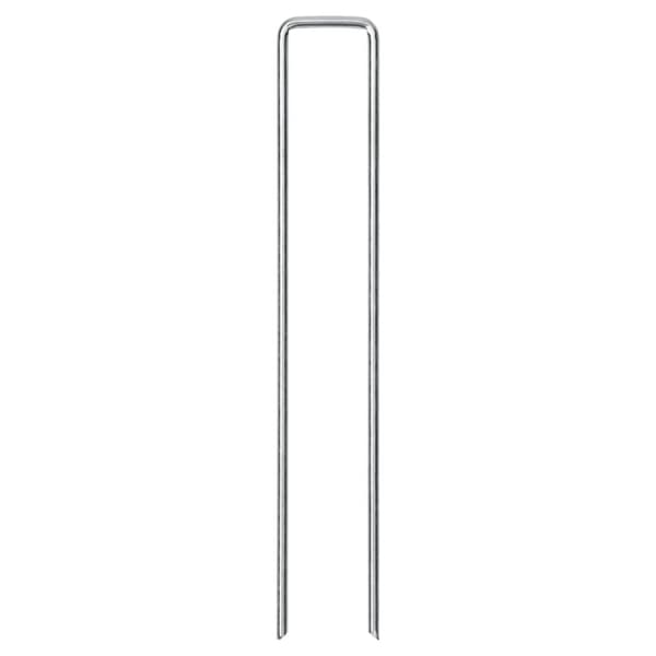 vidaXL jordpløkker 50 stk. U-facon 20x4 cm galvaniseret stål
