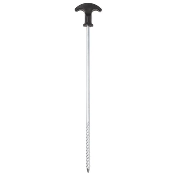 vidaXL Tältpinnar 24 st 30 cm Ø7 mm galvaniserat stål