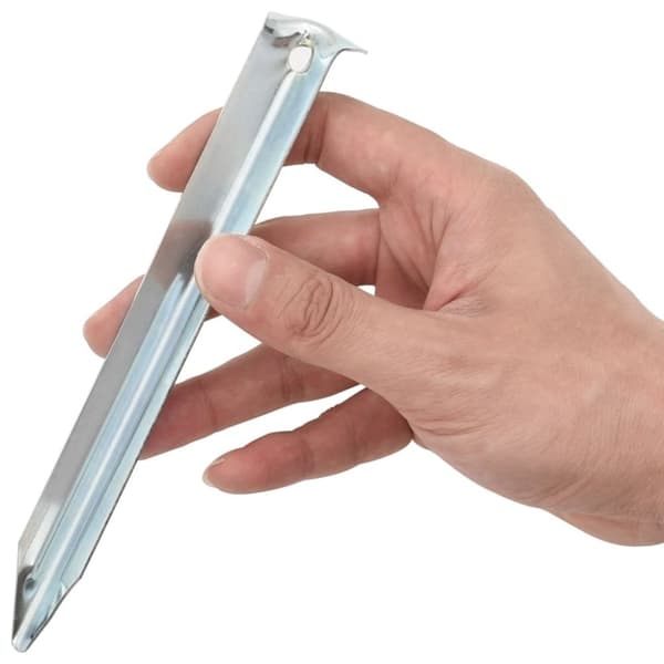 vidaXL Telttatapit 24 kpl 17 cm Ø20 mm galvanoitu teräs
