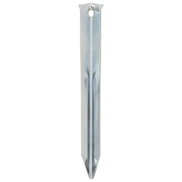 vidaXL Tältpinnar 24 st 17 cm Ø20 mm galvaniserat stål