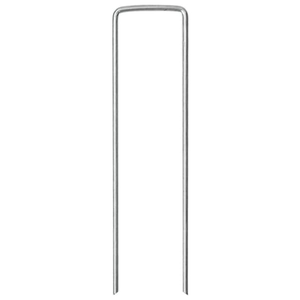 vidaXL jordpløkker 25 stk. U-facon 15x3,5 cm galvaniseret stål