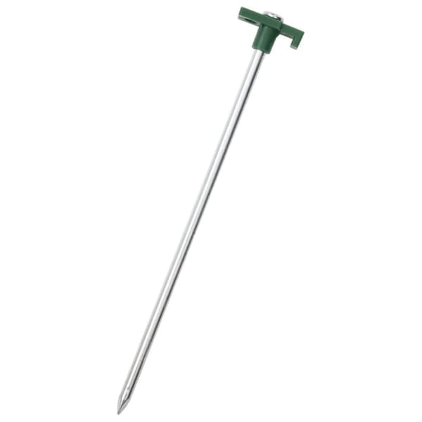 vidaXL Tältpinnar 12 st 25 cm 7 mm galvaniserat stål och PP
