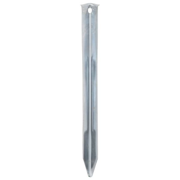 vidaXL Tältpinnar 24 st 22 cm Ø20 mm galvaniserat stål