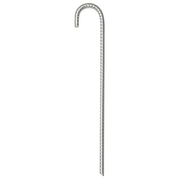vidaXL Telttatapit 12 kpl 37 cm Ø10 mm galvanoitu teräs