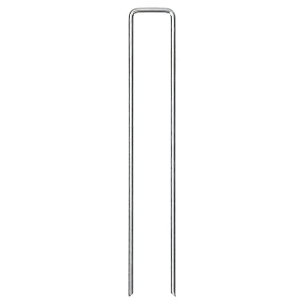 vidaXL Markpinne U-format 25 st 20x4 cm galvaniserat stål