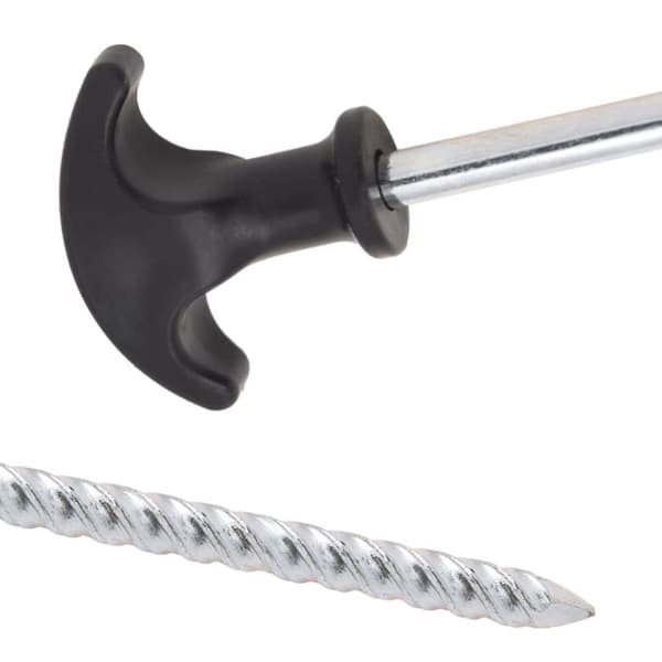 vidaXL teltpløkker 24 stk. 20 cm Ø7 mm galvaniseret stål