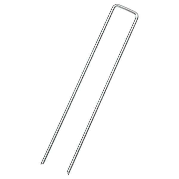 Markpinne U-format 25 st 20x4 cm galvaniserat stål