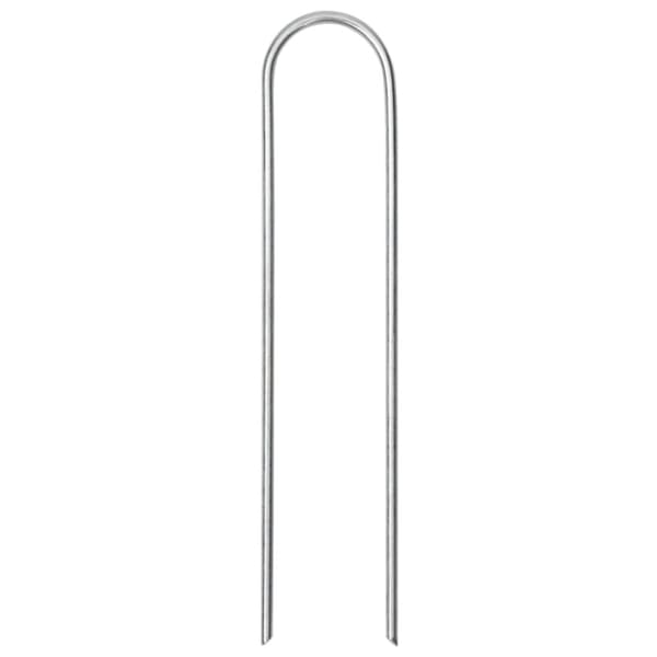 Markpinne U-format 50 st 15x3,5 cm galvaniserat stål