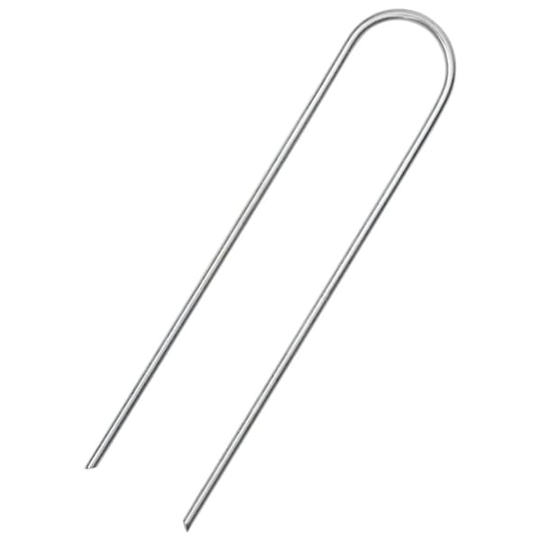 Markpinne U-format 50 st 15x3,5 cm galvaniserat stål