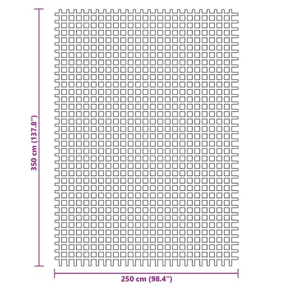 Retkeilymatto vihreä 3,5x2,5 m
