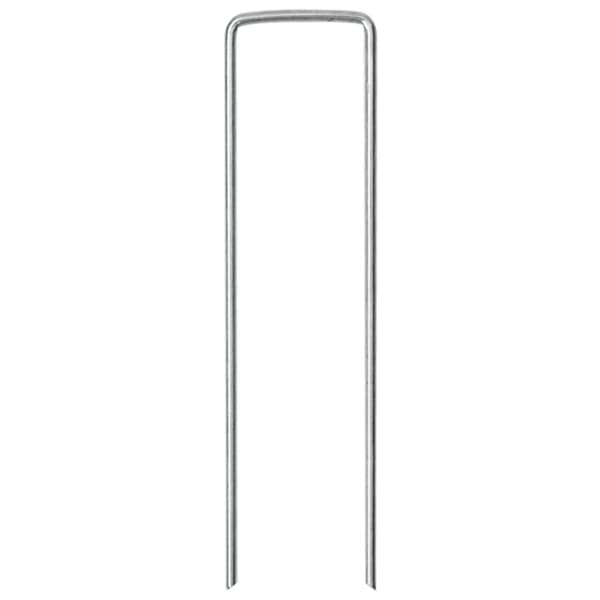 Markpinne U-format 25 st 15x3,5 cm galvaniserat stål