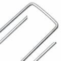 Miniatyrbillede 4 af 5: jordpløkker 50 stk. U-facon 15x3,5 cm galvaniseret stål