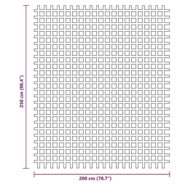 Campingmatta grön 2,5x2 m