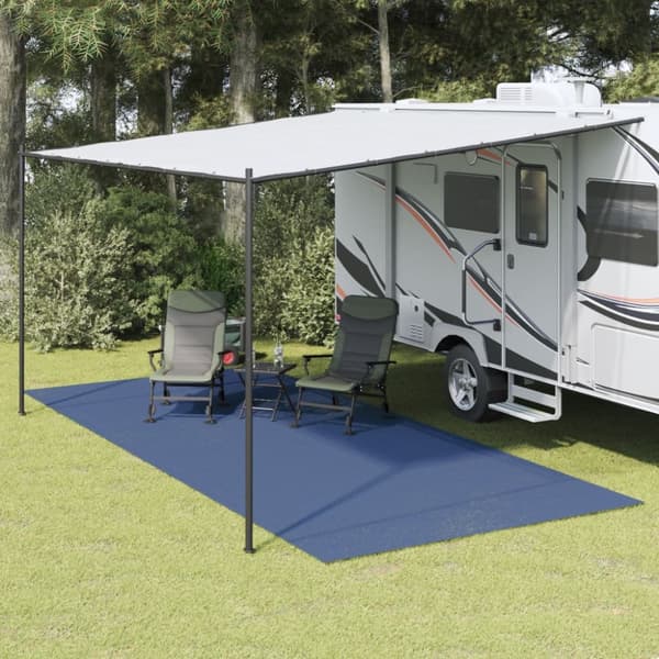 Campingmatta blå 5,5x2,5 m