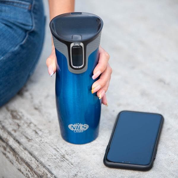 NCC03 BLUE THERMAL MUG NILS CAMP