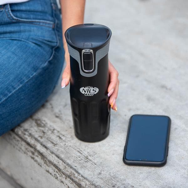 NCC06 BLACK THERMAL MUG NILS CAMP