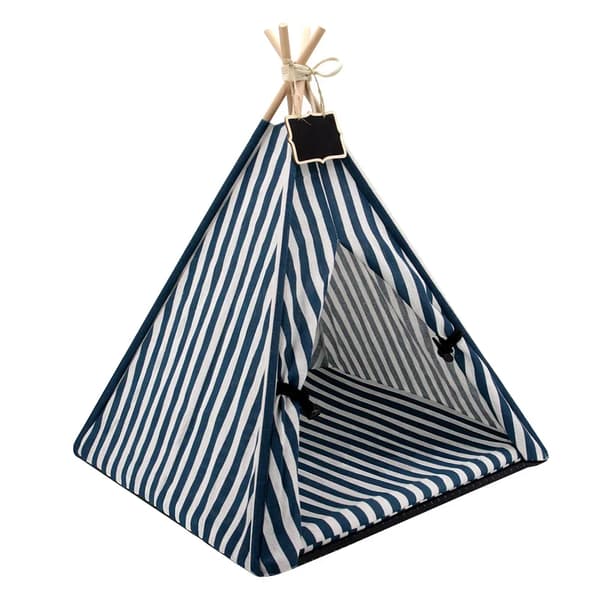 Lemmikkiteltta, kannettava muotoilu, korkealaatuiset materiaalit,45cmX42cmX50cm, Sininen
