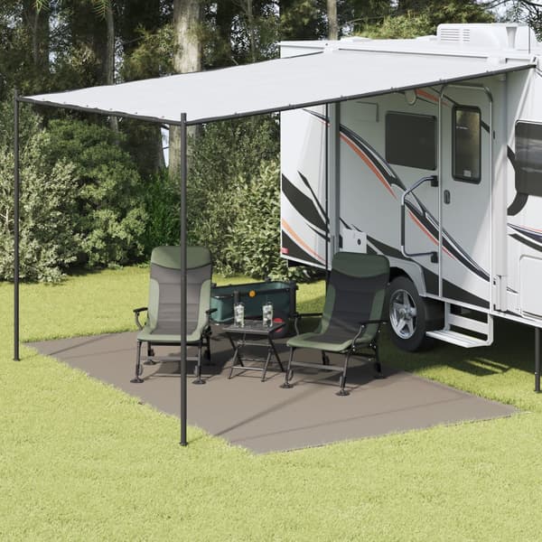 Tältaccessoar Ljusgrå Polybomull 250 x 450 cm Tältaccessoar