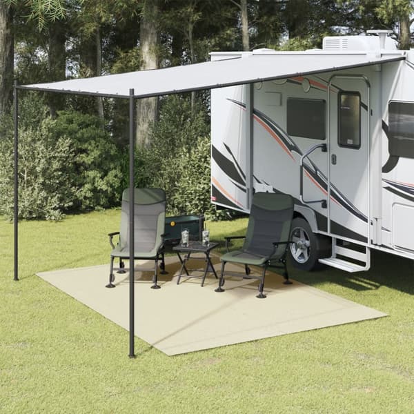 Campingmatta gräddvit 3,5x2,5 m