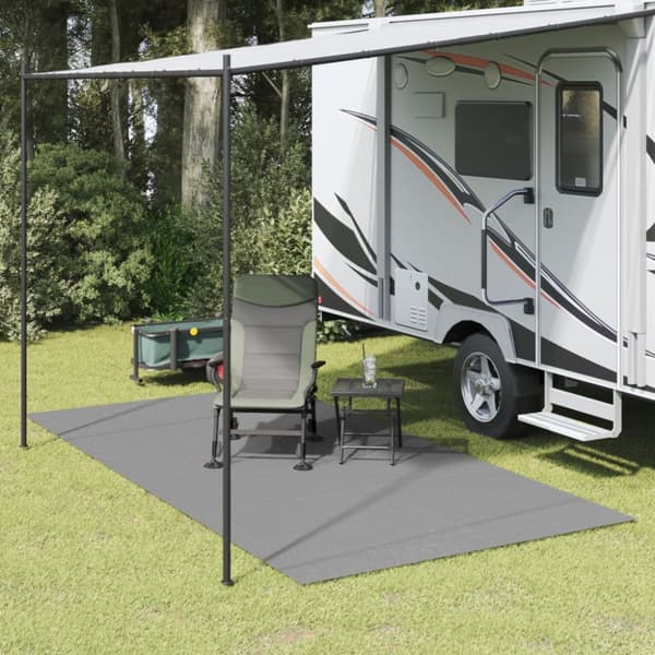 Campingmatta antracit 4x2 m