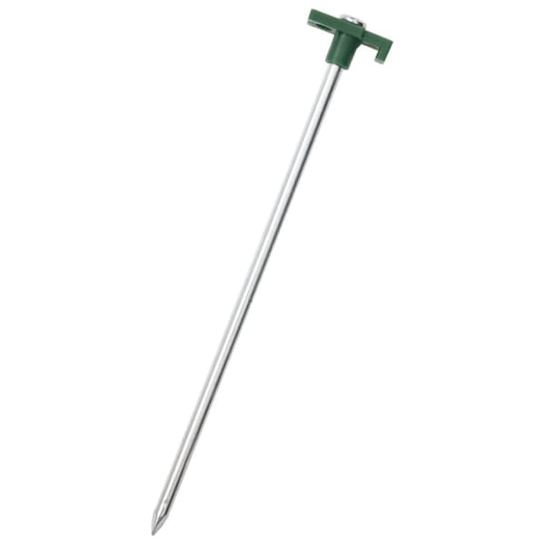 Tältpinnar 12 st 25 cm 7 mm galvaniserat stål och PP