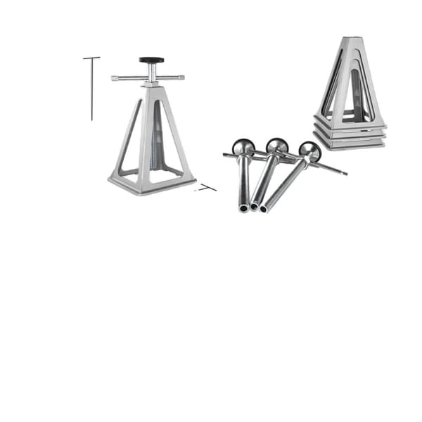 RV Stabilizer Jacks, 6000 lbs belastningsevne, højdejusterbare,4 STK