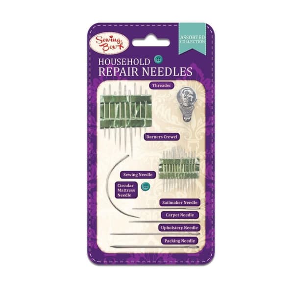Sewing Box Sewing Needles Set (Pack of 27) Silver One Size