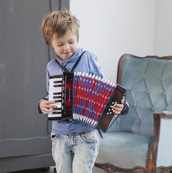 Svart dragspel - Tidiga år spel - Tidiga lärande spel - Musikaliska leksaker