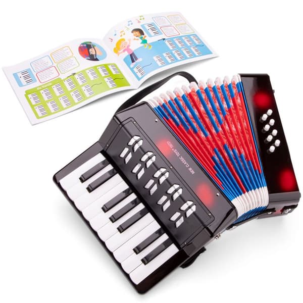 Svart dragspel - Tidiga år spel - Tidiga lärande spel - Musikaliska leksaker