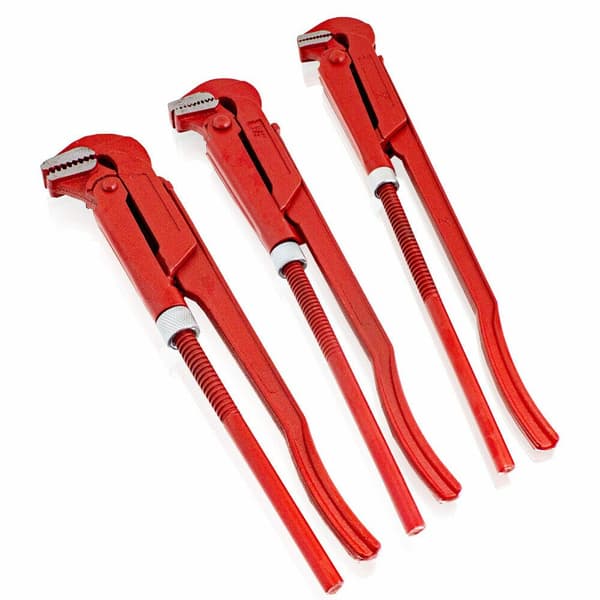 Svenska skiftnycklar 90� f�r r�r 1" 1,5" 2"
