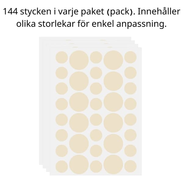 144 stk Bumsplastre - Acneplastre
