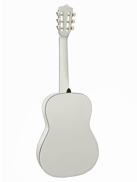 DIMAVERY AC-303 klassisk gitarr 3/4, vit