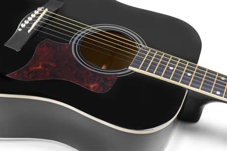 MAXMusic SoloJam Western gitarr, set, svart