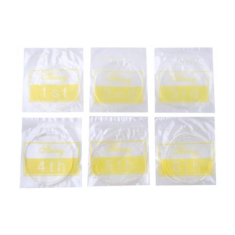 6x Gitarrsträngar - Nylon