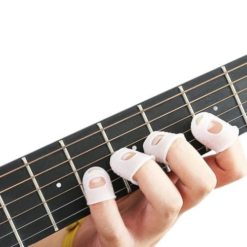 Guitarfingerbeskyttelsessilikone 25 stk
