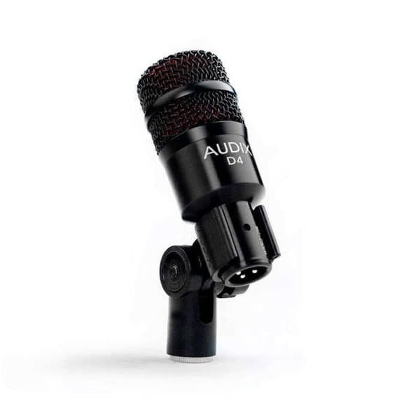 Mikrofon - Audix - D4 - Dynamisk - Hyperkardioid - Bastrumma och stortromma