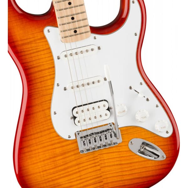 Squier Affinity Stratocaster FMT HSS -sähkökitara, Sienna Sunburst