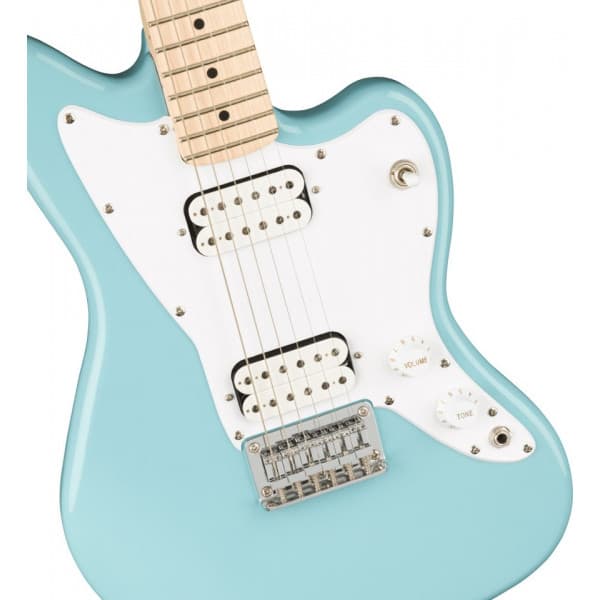 Squier Mini Jazzmaster HH elektrisk guitar, Daphne Blue