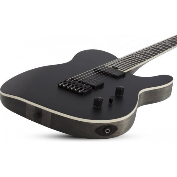 Schecter PT SLS Evil Twin -elgitarr, Satin Black