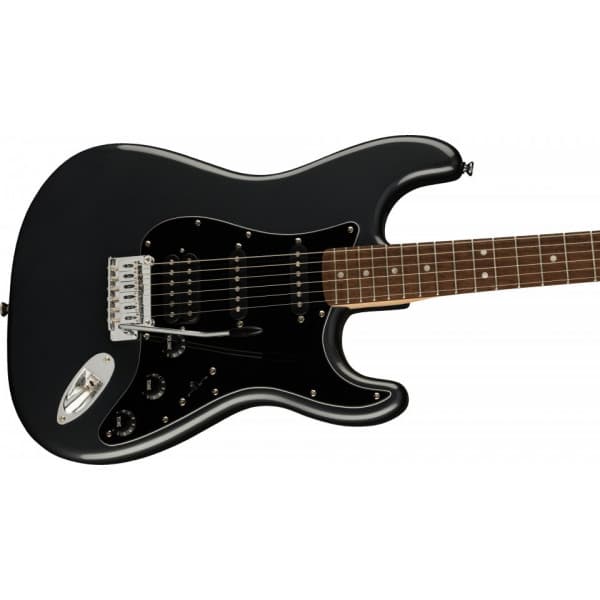 Fender Squier Affinity Series Stratocaster HSS Pack -kitarapaketti, Charcoal Frost Metallic