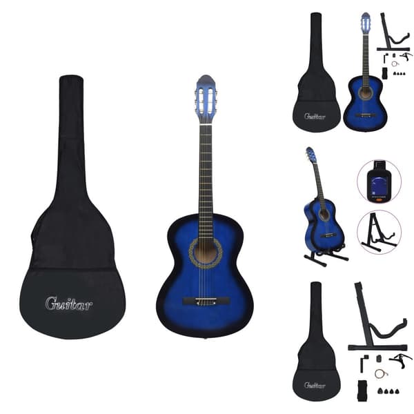 Guitarer - Living klassisk guitarsæt 12 dele for begynder 4/4 39"