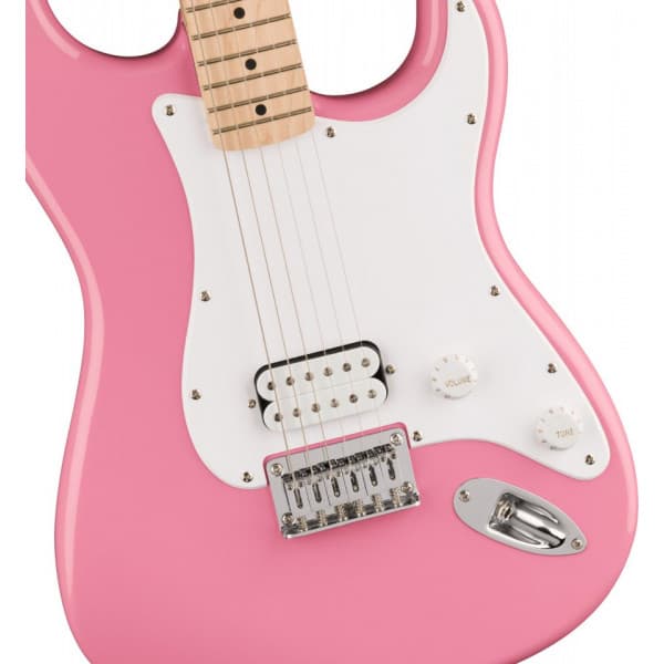 Squier Sonic Stratocaster HT H -6-kielinen sähkökitara, Flash Pink