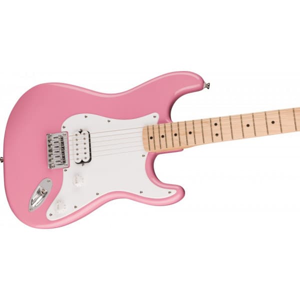 Squier Sonic Stratocaster HT H -6-kielinen sähkökitara, Flash Pink