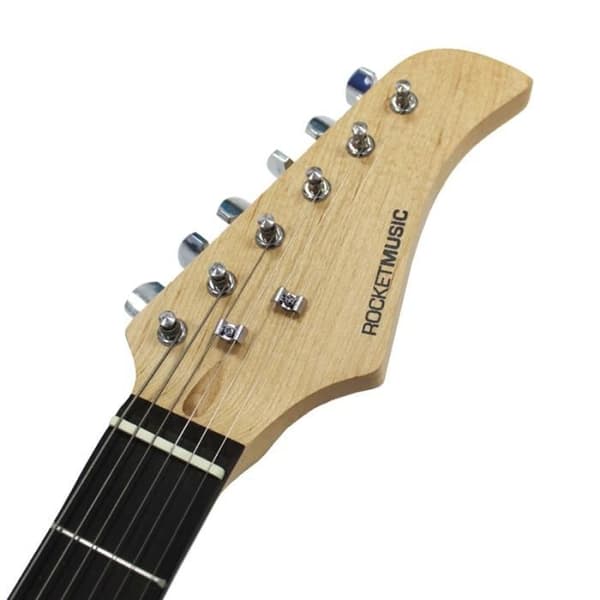 Elgitarr - Rocket - XF Rocket - Svart färg - Idealisk för nybörjare - 22 band