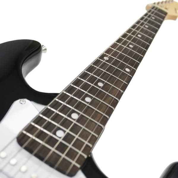 Elgitarr - Rocket - XF Rocket - Svart färg - Idealisk för nybörjare - 22 band