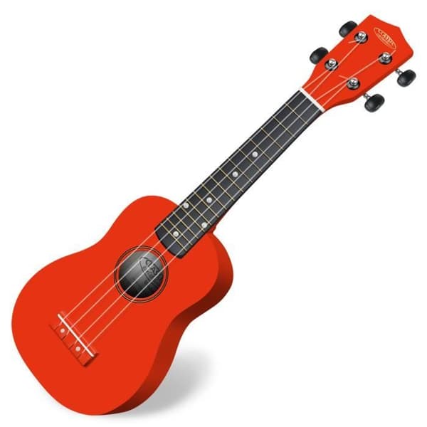 Klassisk Cantabile US-100 RD Soprano Ukulele Röd
